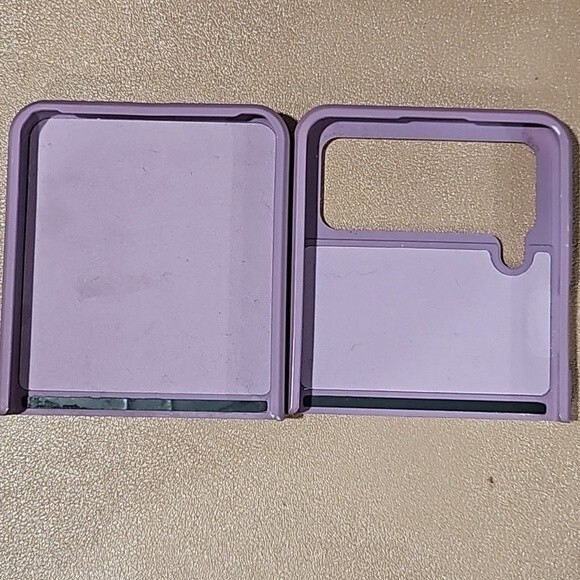 Samsung Z Flip 4 Dusty Purple Cover Case with Ring - Picture 5 of 5
